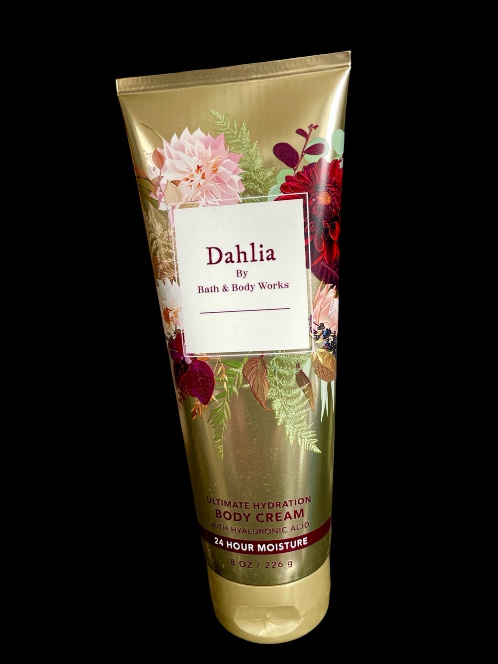 Bath & Body Works Dahlia Ultimate Hydration Body Cream - Gold/Pink/Red